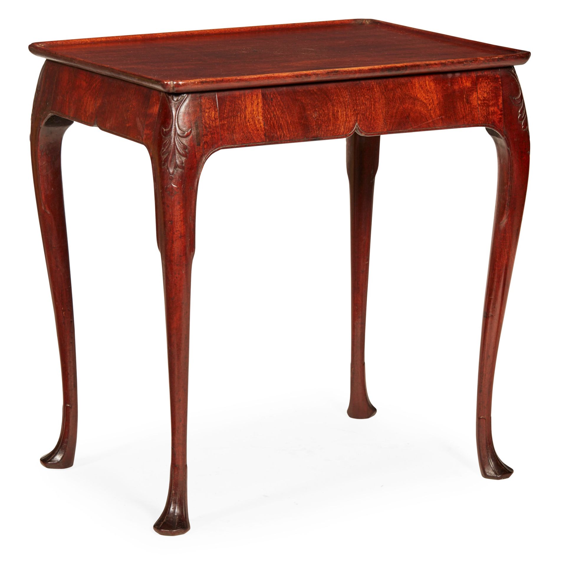 GEORGE II WALNUT TEA TABLE MID 18TH CENTURY