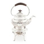 A George V spirit kettle and stand