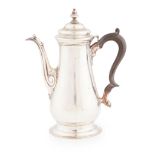 An Edwardian coffee pot