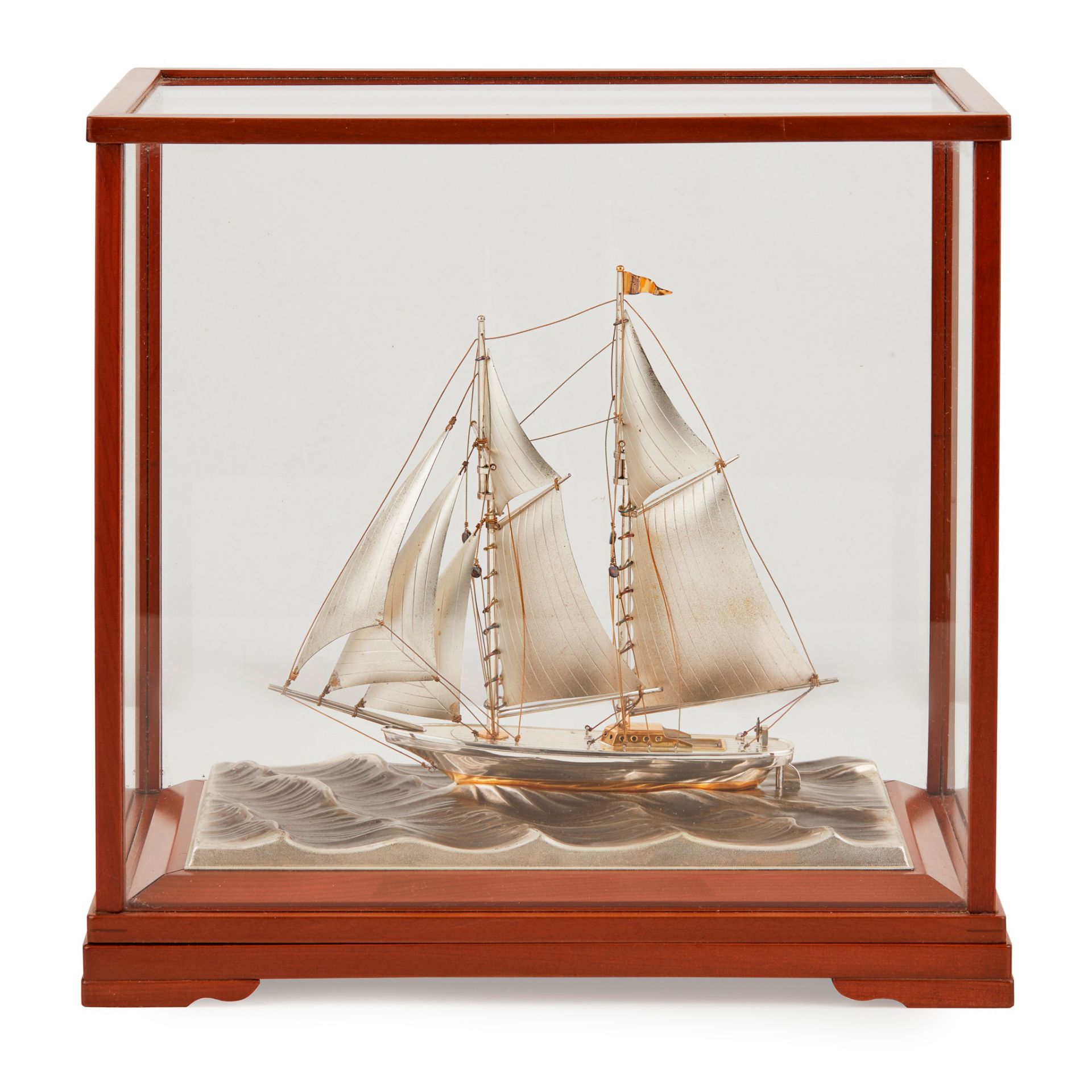 A Japanese model of a yacht, Mitsukoshi - Image 2 of 2