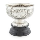 An Edwardian rose bowl