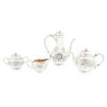 Y A Japanese export four piece tea and coffee service