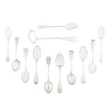 Aberdeen - A group of Scottish provincial flatware