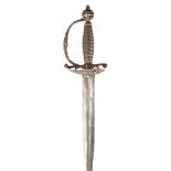 A mid- 18th century silver court sword