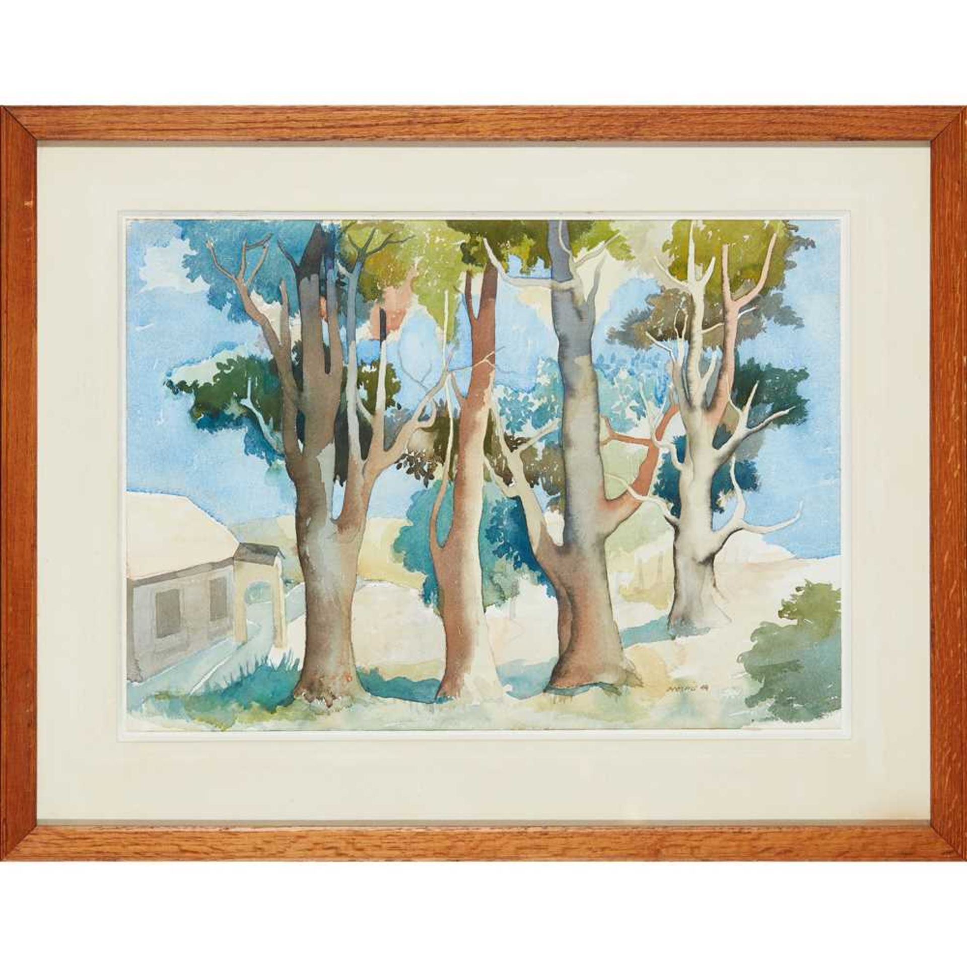 § WILLIAM CROSBIE R.S.A. (SCOTTISH 1915-1999) TREES - Image 4 of 6