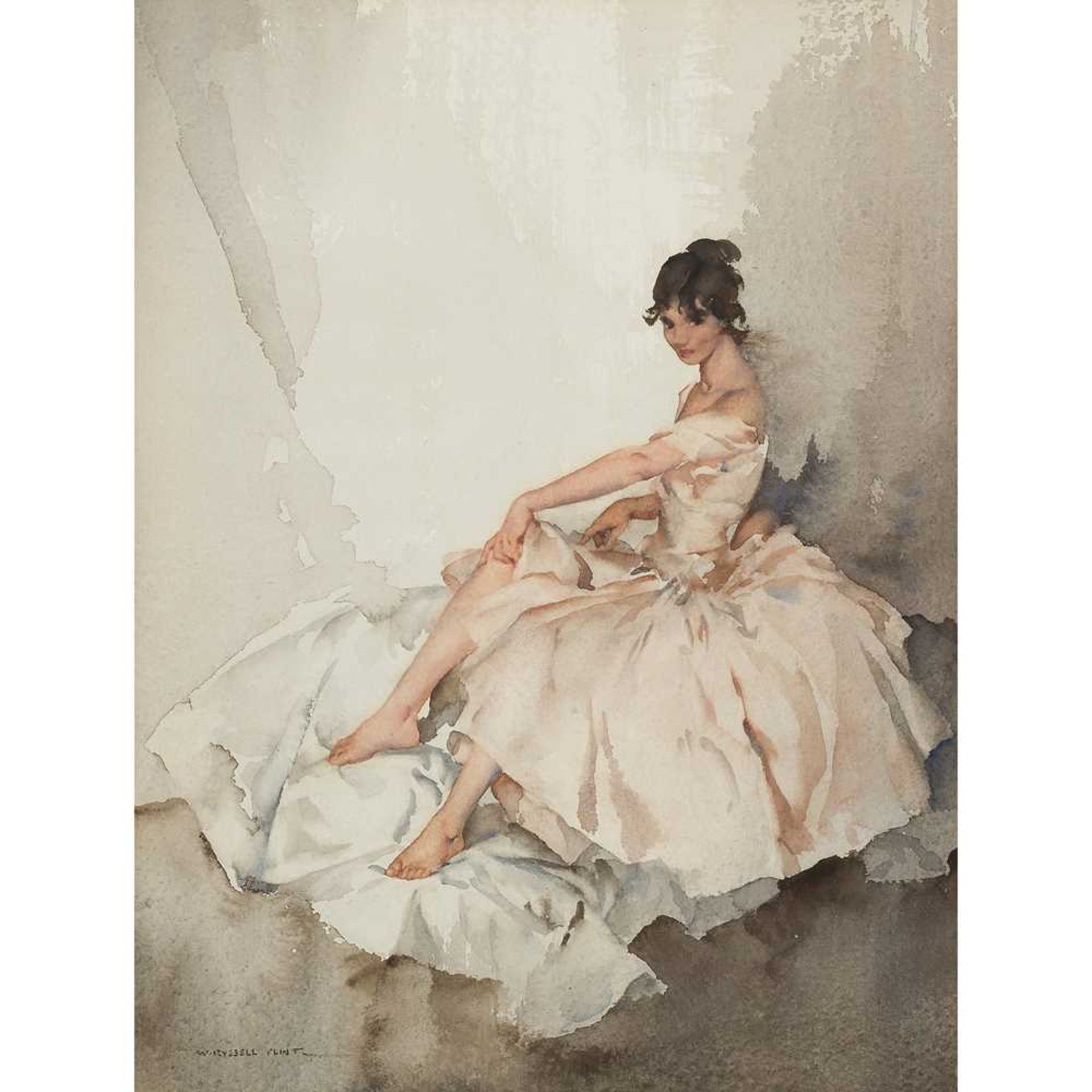 § SIR WILLIAM RUSSELL FLINT P.R.A., P.R.W.S., R.S.W., R.O.I., R.E. (SCOTTISH 1880-1969) JEMIMA