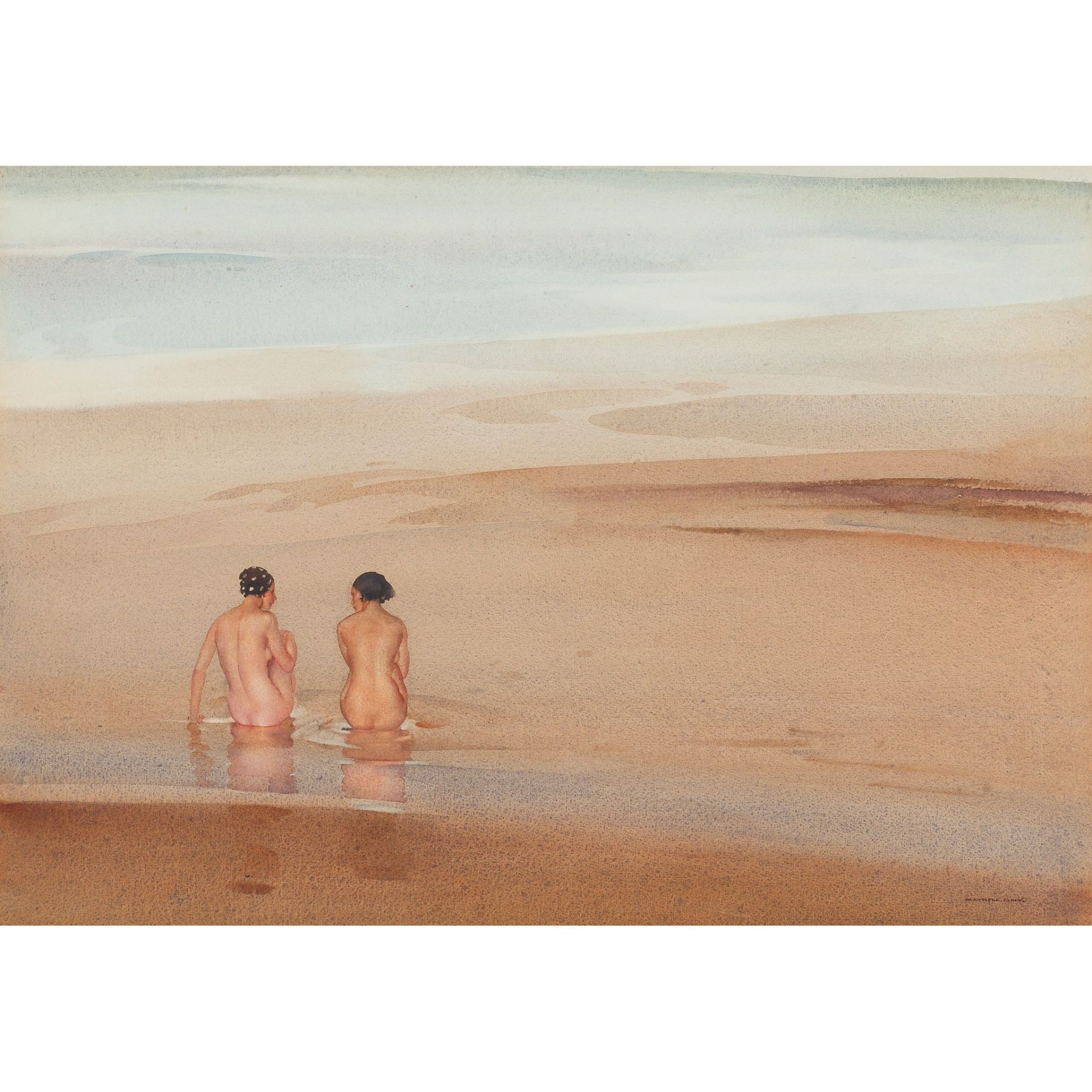 § SIR WILLIAM RUSSELL FLINT P.R.A., P.R.W.S., R.S.W., R.O.I., R.E. (SCOTTISH 1880-1969) TWO