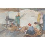 § SIR WILLIAM RUSSELL FLINT P.R.A., P.R.W.S., R.S.W., R.O.I., R.E. (SCOTTISH 1880-1969) PEELING