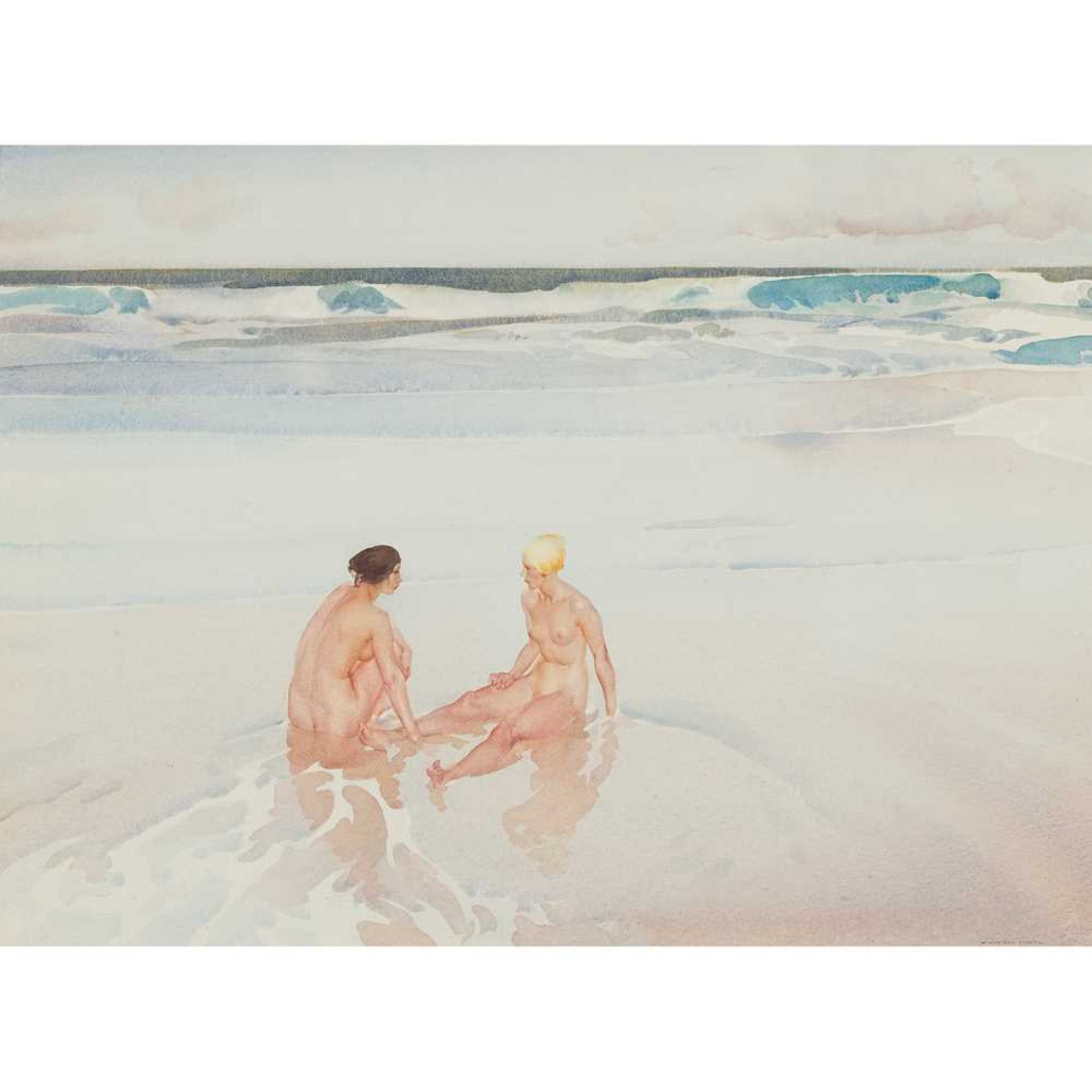 § SIR WILLIAM RUSSELL FLINT P.R.A., P.R.W.S., R.S.W., R.O.I., R.E. (SCOTTISH 1880-1969) AT THE