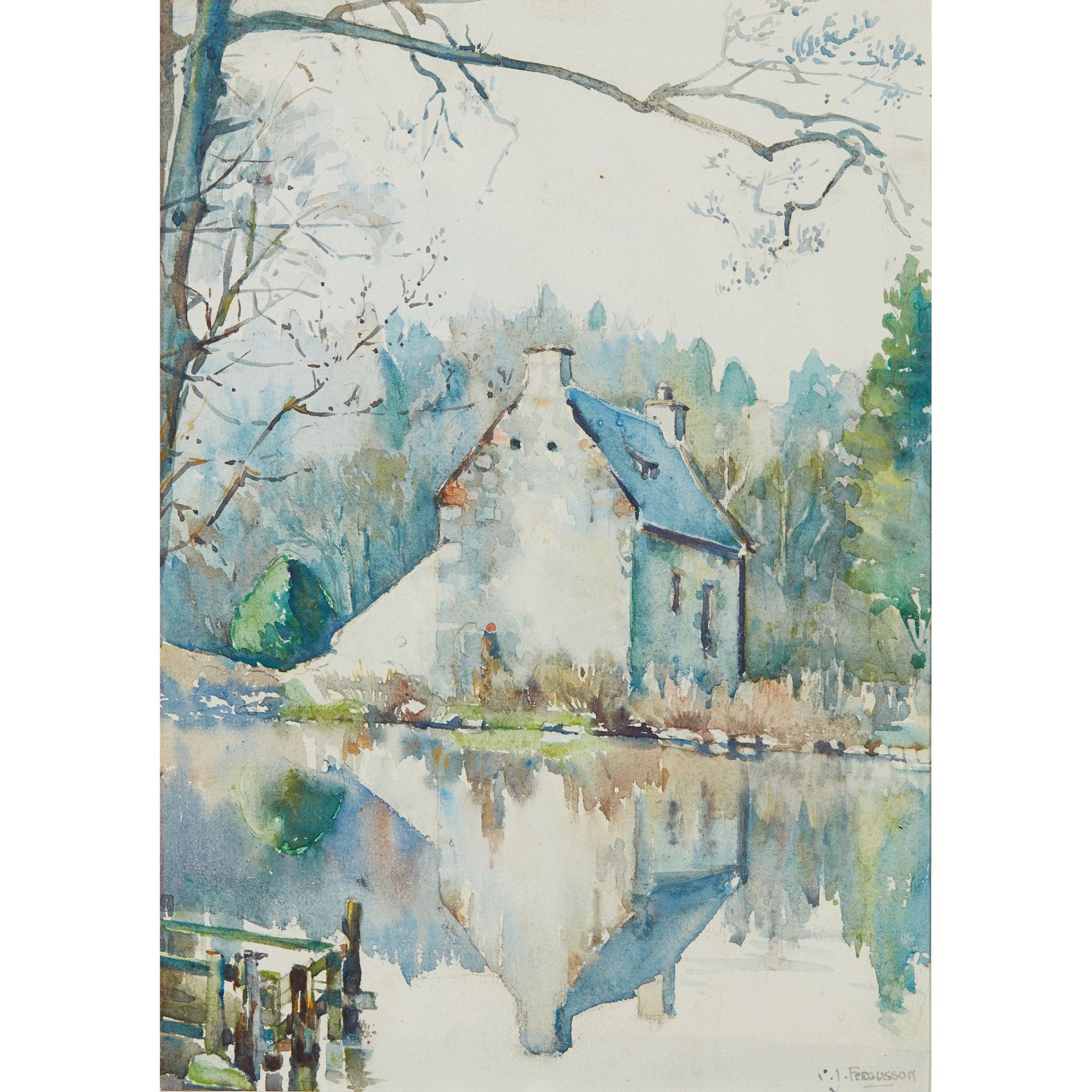 § CHRISTIAN JANE FERGUSSON (SCOTTISH 1876-1957) HOUSE OF THE ABBOT, NEW ABBEY