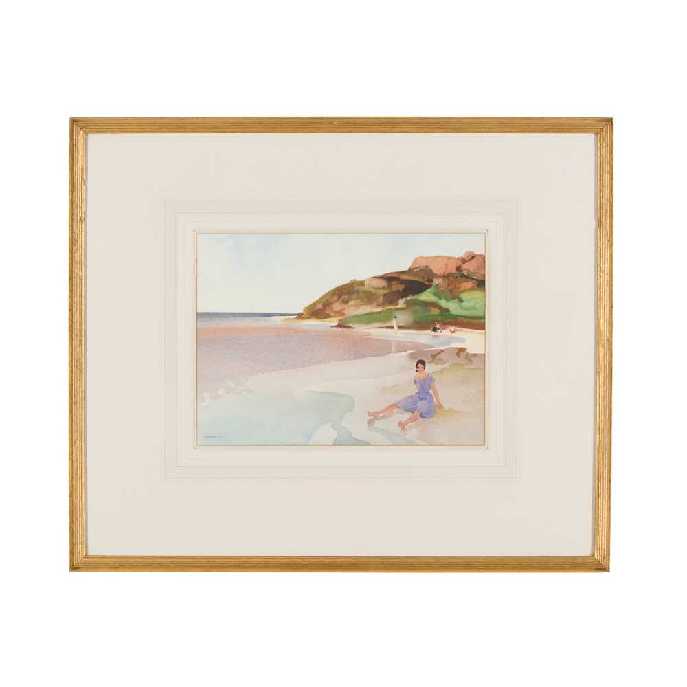 § SIR WILLIAM RUSSELL FLINT P.R.A., P.R.W.S., R.S.W., R.O.I., R.E. (SCOTTISH 1880-1969) OUR BAY OF - Image 2 of 3