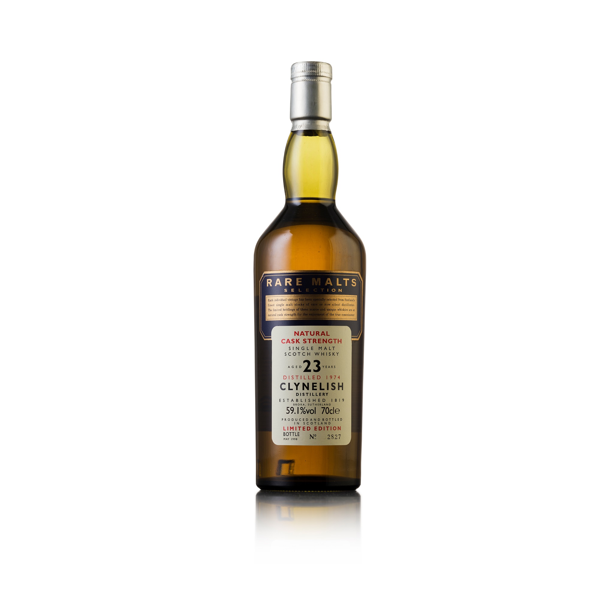 CLYNELISH 1974 23 YEAR OLD - RARE MALTS SELECTION limited edition bottled in May 1998, bottle number