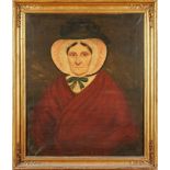JACOBITE INTEREST: 19TH CENTURY BRITISH SCHOOL PORTRAIT OF MRS MACDONALD, AGED 102