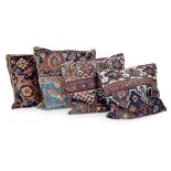 GROUP OF KELIM AND TURKEY WORK SCATTER CUSHIONS EARLY 20TH CENTURY