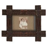 SCOTTISH LOWLANDS CHIP CARVED FRAME LATE 19TH CENTURY