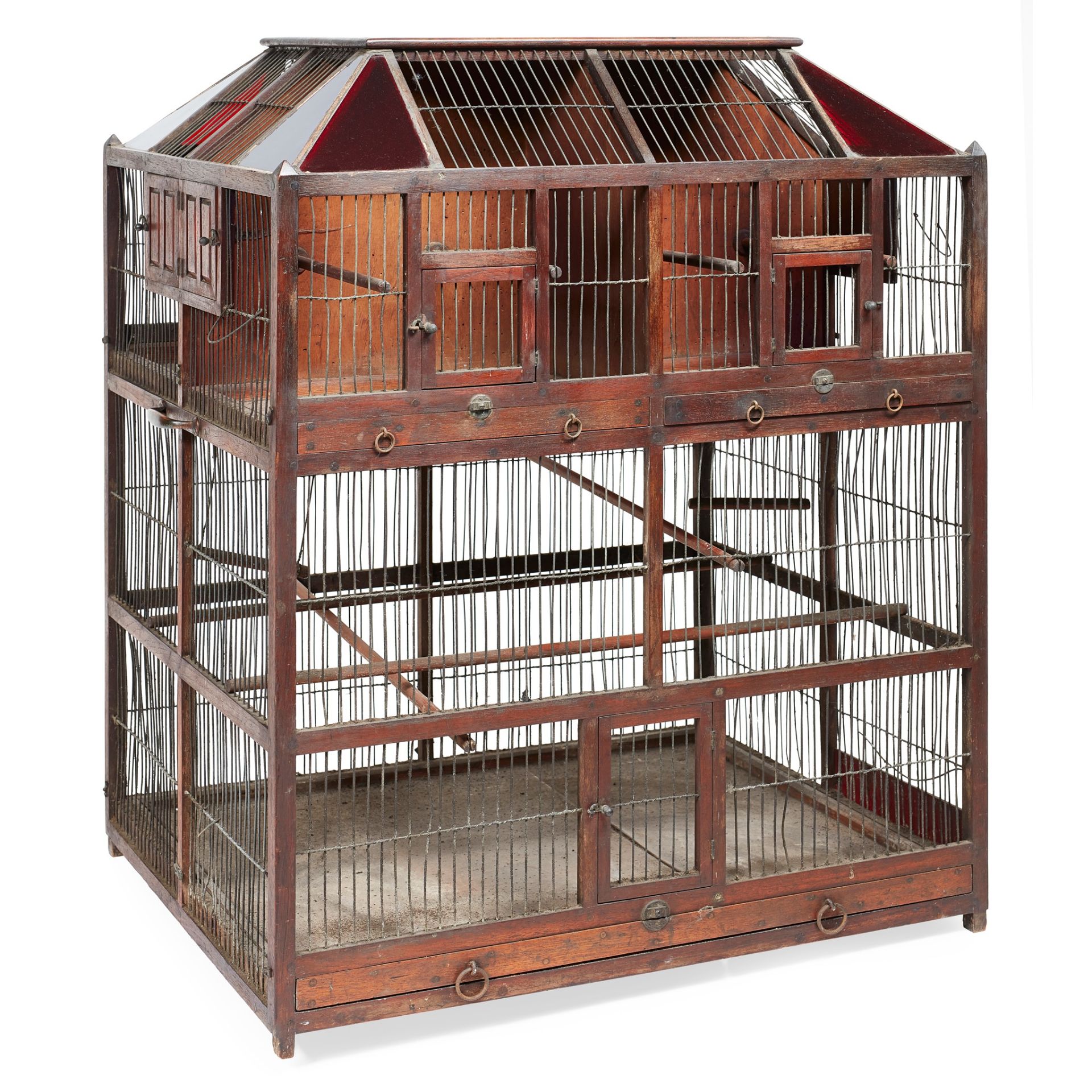 LARGE VICTORIAN BIRDCAGE 19TH CENTURY