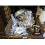 A large collection of miscellaneous silver and silver plate