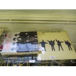 The Beatles - Help! LP record, PMC 1255 (XEX 549/550 - 2), with Emitex inner sleeve, and a book -