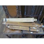 A Winsor & Newton Ltd folding artist's easel, a Boldmere folding easel and another (3)