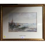 Joseph Hughes Clayton (1891 - 1929) Camaes Bay, Anglesey watercolour signed 25 x 36 cm