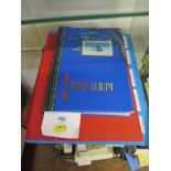 Two stock books of World stamps, Stanley Gibbons Commonwealth Simplified Catalogue Fifth Edition (