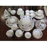 A Royal Doulton Camelot pattern part dinner and breakfast service, for six place settings, and a