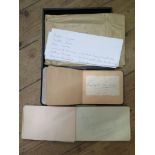Two autograph books, with signatures including Billy Cotton, Gracie Fieds, George Arliss, Beryl