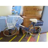 An Elswick Hopper 'Cosmopolitan' lady's bicycle, with blue frame