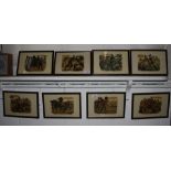 After Harry Payne Eight scenes from the Victoria Cross Gallery reproduction prints 15 x 23 cm (8)