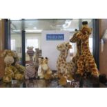 Steiff Giraffe 32cm and four by other makers (5)