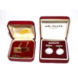 Two pairs of gentleman's cufflinks