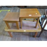 A laminate coffee table and a pair of occasional tables (3)