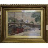 Vashti Marie Vincent Pont Neuf, Paris Oil on canvas Signed and dated 1937 30 x 42 cm Provenance:
