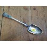 A Georgian silver basting spoon, Glasgow 1828