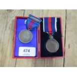 A George V and Queen Mary Coronation medal 1911, and another