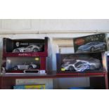 1:18 Scale: U.T. models McLaren, Autoart Panoz GTR and Yatming Shelby Cobra; 1:24 scale Matchbox