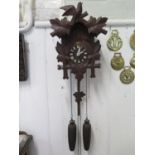 A Schatz 8-day cuckoo clock, with twin weights and repeat mechanism, 32 cm high