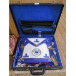 Masonic regalia, including Provinical undress apron and collar for Berkshire, Chapter regalia, and