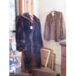 A mink fur jacket and an imitation fur coat (2)