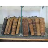 Books: A Pilgrimage to Rome by the Rev. M Hobart Seymour, 1851, full leather bound, two other full