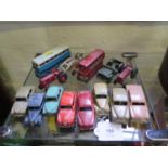 Dinky: Ford Fordor, Standard Vanguard, Austin Somerset, beige Triumph, other Saloons and five by