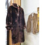 A mink fur jacket and an imitation fur coat (2)