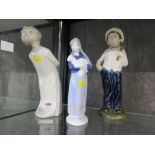 Three Continental porcelain figures of children, various makers