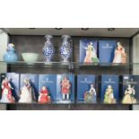 Limited Edition Royal Doulton figures of Henry VIII and his six wives, Lady Jane Grey and Margaret