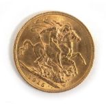 A GEORGE V SOVEREIGN dated 1915