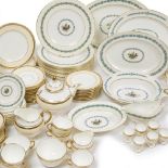 A WEDGWOOD APPLEDORE PATTERN PART DINNER SERVICE to include thirteen dinner plates, smaller