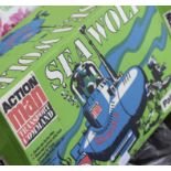 A COLLECTION OF ACTION MAN TOYS AND ACCESSORIES to include a Palitoy Seawolf Submarine and an Action
