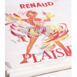 A POSTER FOR THE RENAUD PLAISIRS DANCERS 80cm x 119cm together with four further printed examples of