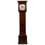 A GEORGE I WALNUT EIGHT DAY LONGCASE CLOCK by William Moore of London, the case with quarter