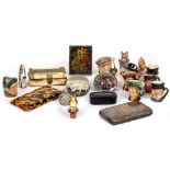 A COLLECTION OF ORNAMENTS AND OTHER ITEMS to include a Beswick figure of The Tailor of Gloucester,